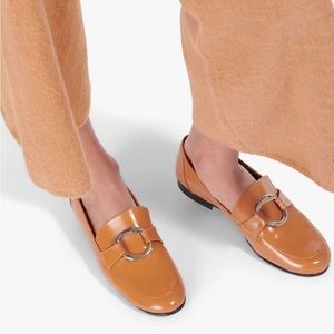 Staud Juju Leather Loathers - Tawny 37.5